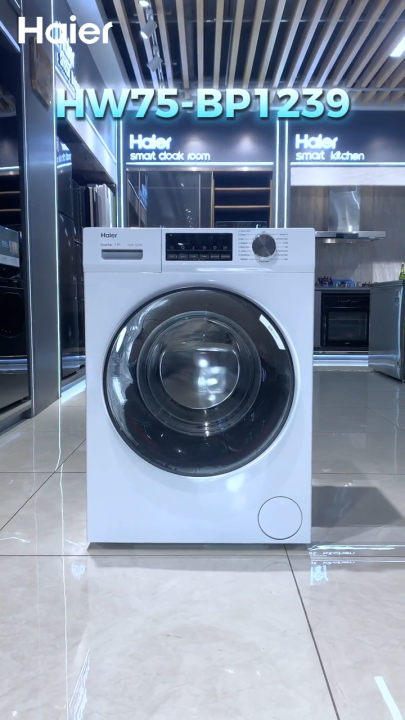 Haier HW75-BP1239 7.5 kg Super Inverter Wash Front Load Washer Fully Automatic Washing Machine