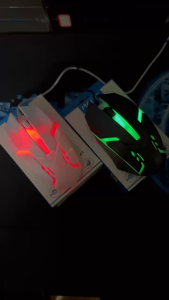 Chuột Gaming Có Dây USB X1 LED Đổi Màu 1200DPI – Màu Trắng Đen – Cắm Là Dùng Bền Bỉ Giá Sinh Viên