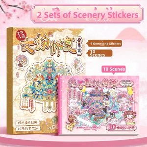 ZEEGO | Cute 3D Ancient Artifact Puzzle DIY Sticker Book for Kids Girls