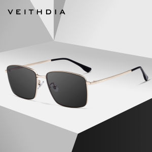 VEITHDIA Fashion Mens Polarized Sunglasses UV-Protective Square Nylon Driving Sun Glasses V8278