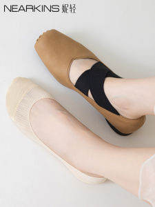 NEARKINS | No-Slip No-Hole Summer Ballet Invisible Boat Socks