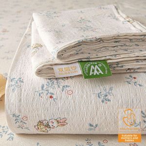 KAMONI | Summer Double Layer Non-Cotton Single Bed Sheet