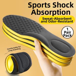 ZHIHAOEN | Shock Absorption Sweat Absorbing Odor Preventing Thin Arch Support Insole