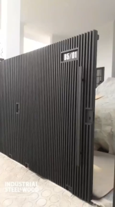 pagar rumah bukaan geser murah besi rapat kokoh