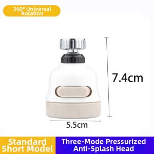 Anti-splash Extendable Swivel Pressure Boosting Water Filter Faucet Extender