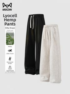 MiiOW | Cool Light Thin Mens Tencel Hemp Trousers