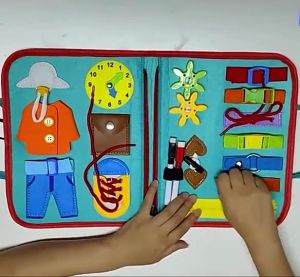 Toddler Busy Board Montessori Sensory Toys Learning Fine Motor Skills Autism Preschool Activitie Educational Toys