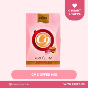 CNINE C9 Coffee Mix Gold Instant Coffee Mix Powder 10 Sachets ProSlim C9 Coffee Mix Gold 10 Sachets