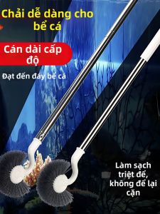 Loolecondera | Bàn Chải Dài Tay Vệ Sinh Bể Cá Không Góc Chết Không Hư Hại