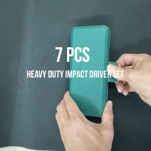 7PCS Professional Portable Impact Driver Screwdriver For Loosening Frozen Bolts And Stubborn Fasteners With Non-Slip Handle