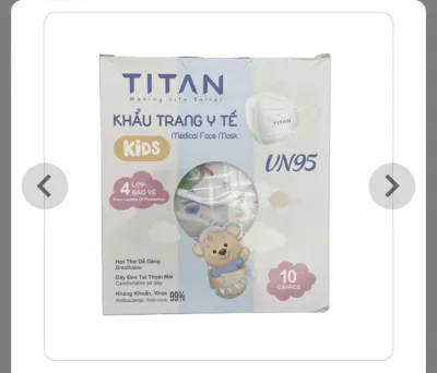 Khẩu Trang VN95 Kids cho bé 3-12 tuổi – Lá Chắn Hoàn Hảo Bảo Vệ Cho Bé