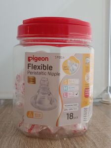 Dot Silicone Nipple / Pigeon Ukuran L 18 Pcs Pertoples / Nahisa