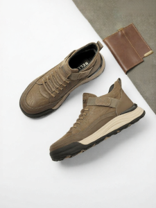 Belle | Insulated High-top Casual Shoes Mens Sneakers Thicker Sole