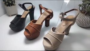 Maleeka shoes high heels 10cm wanita