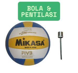 bola voli paket komplit jaring pentilasi pompa mg ball outdoor volley