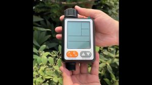 Đồng Hồ Hẹn Giờ Tưới Nước Cho Cây van hẹn giờ tưới dùng pin cao cấp có cảm biến thời tiết DH609
