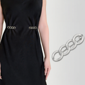 Waist Cinching Skirt Buckle Clothes Fixing Brooch Adjustable Belt Size Womens Fashion Accessories Korean Style out