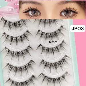 ขนตาปลอม Makemyeye ขนตาปลอมขนมิ้ง3D eyelashes ขนตาปลอมติดเอง ขนตา กาวติดขนตาปลอม ก้านใส 5 คู่ ขนตาธรรมชาติ