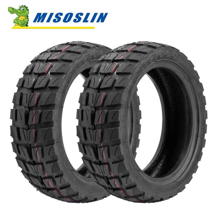 Neumático Sin Cámara Para Scooter Eléctrico - 10x2.75-6.5 Pulgadas, Negro, Para Speedway 5 Y Dualtron 3