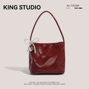Fashionable Womens Shoulder Bag 2025 New Summer Trendy Bucket Handbag Underarm Bag Handbag Versatile Single Shoulder Bag
