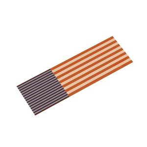 VIKAMA Simple Line Kitchen Floor Mats Non-slip and Oil-resistant Floor Mats Washable and Wipeable Suitable for Kitchen Area