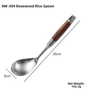 Stainless Steel Wood Handle Cooking Set