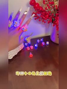 Zootopia Cartoon Rabbit 3D Glow-in-the-Dark Fun Resin Ring