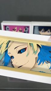 Manga Paper Cut LED Light Box Demon Slayer One Piece Naruto Dragon Ball sanrio 3D Lamp Box Desktop Decoration Lightbox