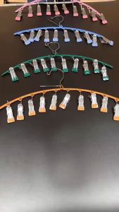 Stainless Steel Drying Hanger Laundry Clip Penyangkut Tudung Windproof Peg Clothes Socks Clip Hanger Kilp Stockin