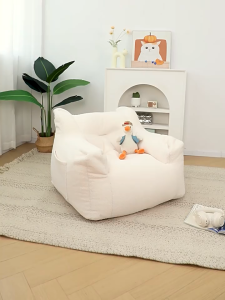 MuMaRen โซฟาขี้เกียจ โซฟาอ่านหนังสือสำหรับเด็ก โซฟาเก้าอี้ขนาดเล็ก ผิวนุ่ม การจัดเก็บที่สะดวกรูปร่างน่ารัก โครงสร้างกอด การออกแบบที่ถอดออกได้