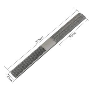 4 In 1 Metal File Double Sided Wood Carving Rasp 8/200mm Steel For Carpenter DIY Gadget Woodworking Hand Tools Square Head