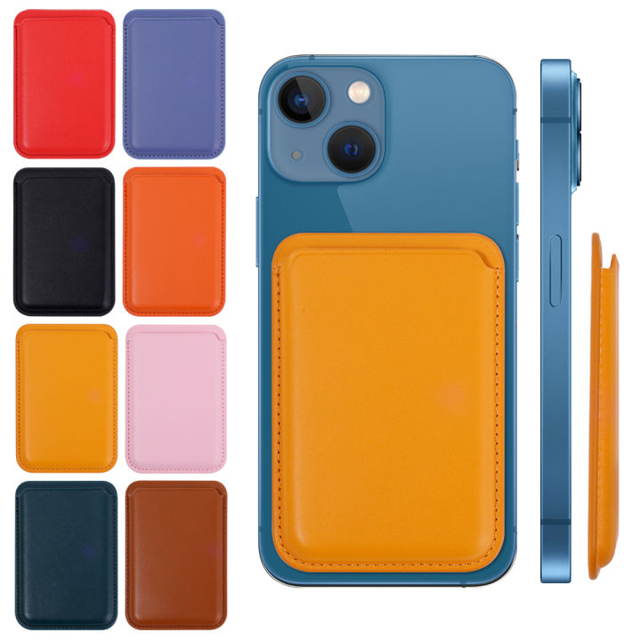 For Magsafe Magnetic Leather Card Clip Compatible with iPhone 14