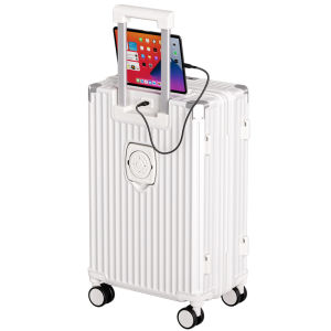 Vali Du Lịch ABS PC 20 Inch Có Khóa Mật Khẩu Cho Nam Và Nữ Vali Du Lịch Đa Năng Có Bánh Xe Đa Năng Chống Nhăn