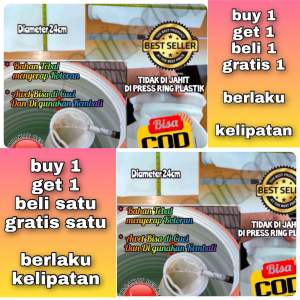 Buy 1 Get 1 Beli Satu Gratis 1 Filter Air Toren Jumbo Filter Toren Saringan Air Pelampung Toren - Saringan Air 1 mikron panjang 80 cm lebar 24 cm Ring Press Mesin Bukan jahitan