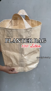 Paket 1 Kg Isi 5 Pcs Planter Bag 100 Liter ukuran 50x50 Pot Tanaman