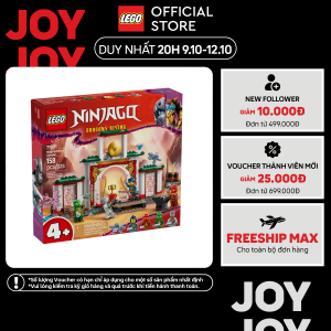 LEGO NINJAGO 71831 Đồ Chơi Lắp Ráp Đền Ninja Spinjitzu (158 Chi Tiết)