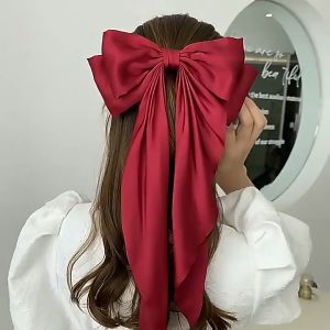 SHOPHOME - Jepit Rambut Pita Korea Dasi Kupu - Kupu Besar Panjang Aksesoris Fashion Wanita KCR15