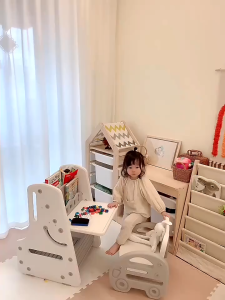 Childrens drawing board bracket type household multifunctional magnetic writing desk