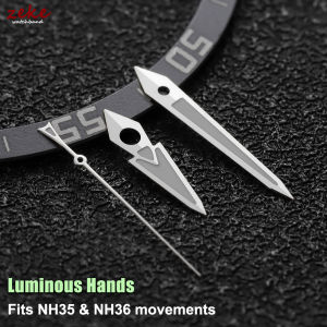 Silver Gold Rose C3 Green Luminous Watch Hands for NH35 NH36 NH37 NH38 NH39 NH70 Movement Replacement Parts Watch Accessories
