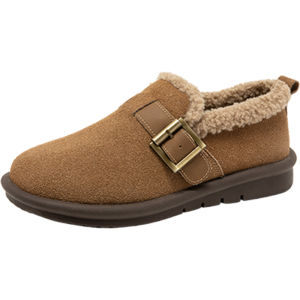 Fur-lined Warm Womens Shoes Slip-on Birkenstock Style Casual Shoe