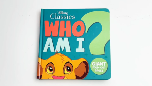 Disney Classics Who Am I Board Book With Giant Fold Up Pages (Hardcover) For Kids