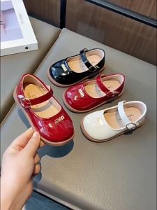 Giày búp bê công chúa cho bé gái sz 21-30 Giày bệt bé gái đính tag chữ Min da siêu mềm phong cách Hàn Quốc sành điệu