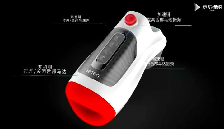 •LCS™- Leten Real Oral Blowjob Male Masturbator Cup Deep Throat Air Control  Vacuum Sucking Vibrating Sex Machine Sex Toy For Men