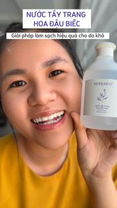 Bộ 2 chai Nước tẩy trang hoa đậu biếc Herbario (300mlx2)