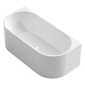 SSWW | Acrylic Oval Wall-mounted Bathtub