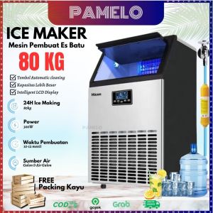 Mesin Pembuat Es Batu Kristal 80 Kg 40 Kg Ice Maker Hicon