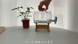 Dispenser Kulkas Mini 1 Liter Galon Air Kecil Ketel  Kaca Tempat Jus Dispense Minuman Jus Kaca Jus Water Dispenser - Lazada