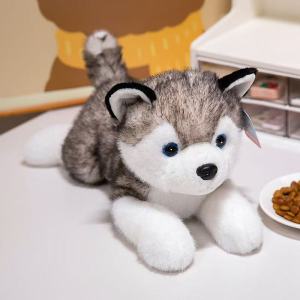 30/40/50 CM Simulation Cute Husky Doll Plush Toy Handmade Doll Cartoon Anime Cute Pillow Cushion Decoration Childrens Birthday