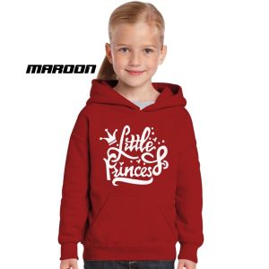 JAKET HOODIE ANAK 2-12TAHUN PEREMPUAN FLEECE SABLON PRINCES MURAH