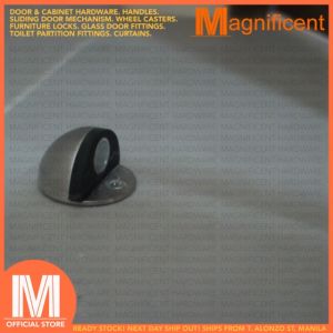 Tajima Stainless Finish Dome Floor Mounted Magnetic Door Holder Catch Stopper